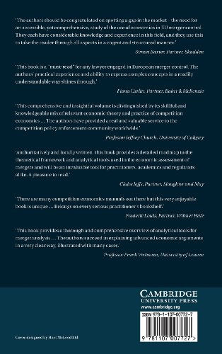 The Economic Assessment of Mergers under European Competition Law (Law Practitioner),Used
