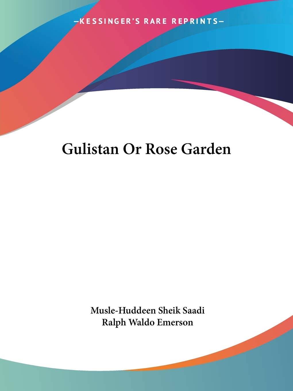Gulistan Or Rose Garden,Used