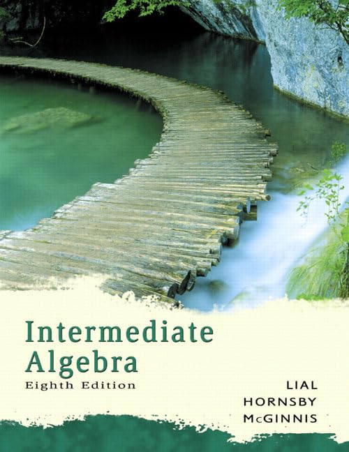 Intermediate Algebra (Lial Developmental Mathematics Series),Used