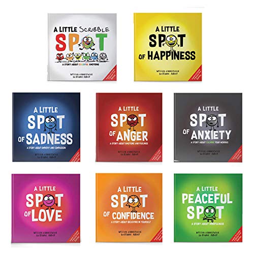 A Little SPOT of Emotion 8 Book Box Set (Books 18: Anger, Anxiety, Peaceful, Happiness, Sadness, Confidence, Love, & Scribble E,New