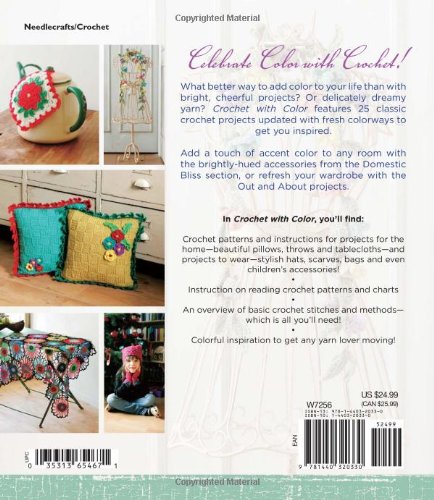 Crochet With Color: 25 Contemporary Projects for the Yarn Lover,Used