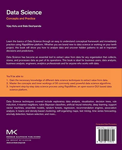 Data Science: Concepts and Practice,Used