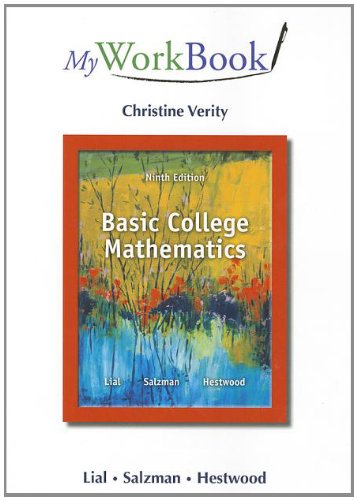 MyWorkBook for Basic College Mathematics,New