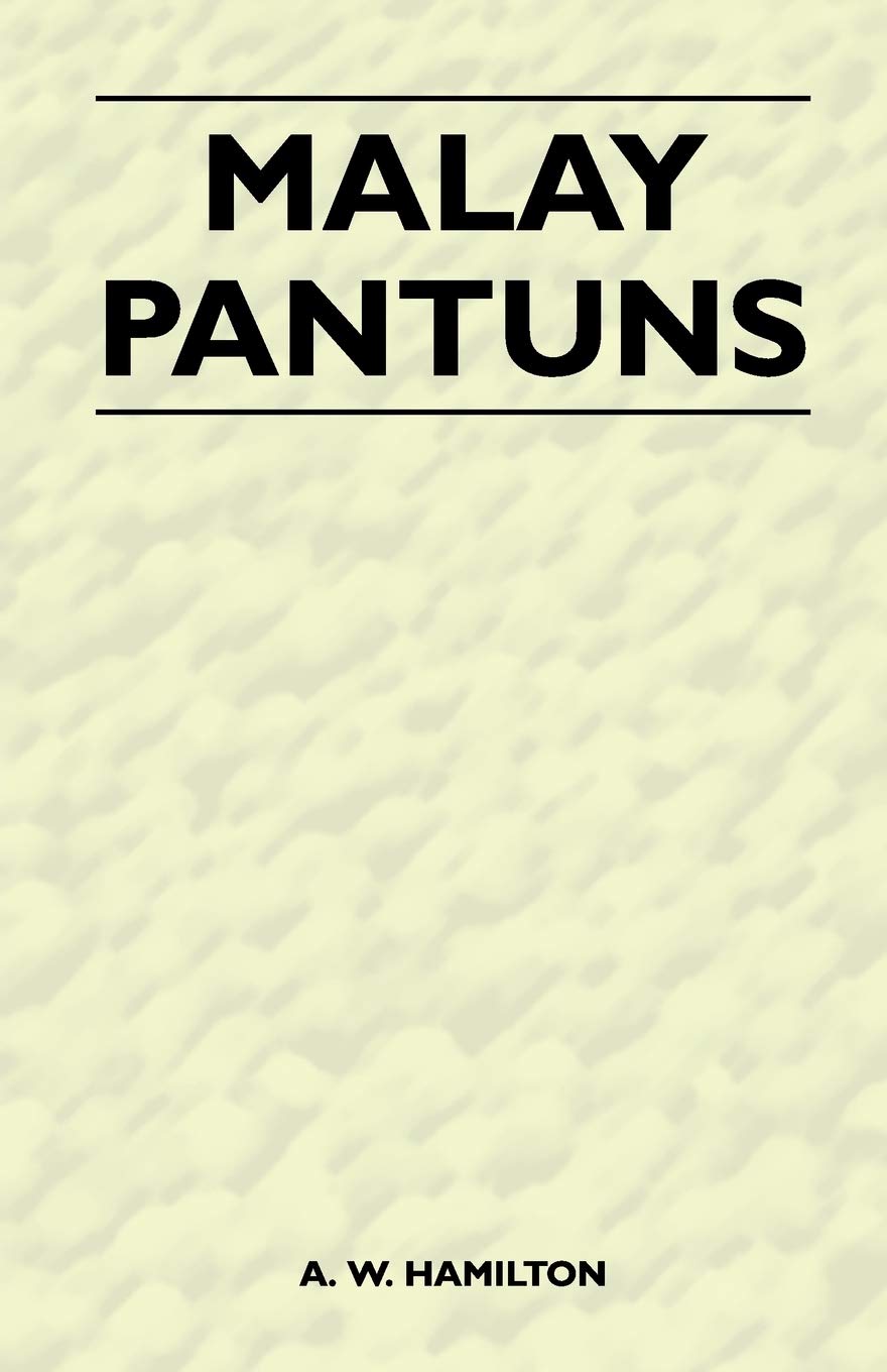 Malay Pantuns,Used