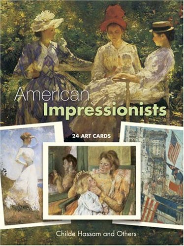 American Impressionists: 24 Art Cards (Dover Postcards),Used