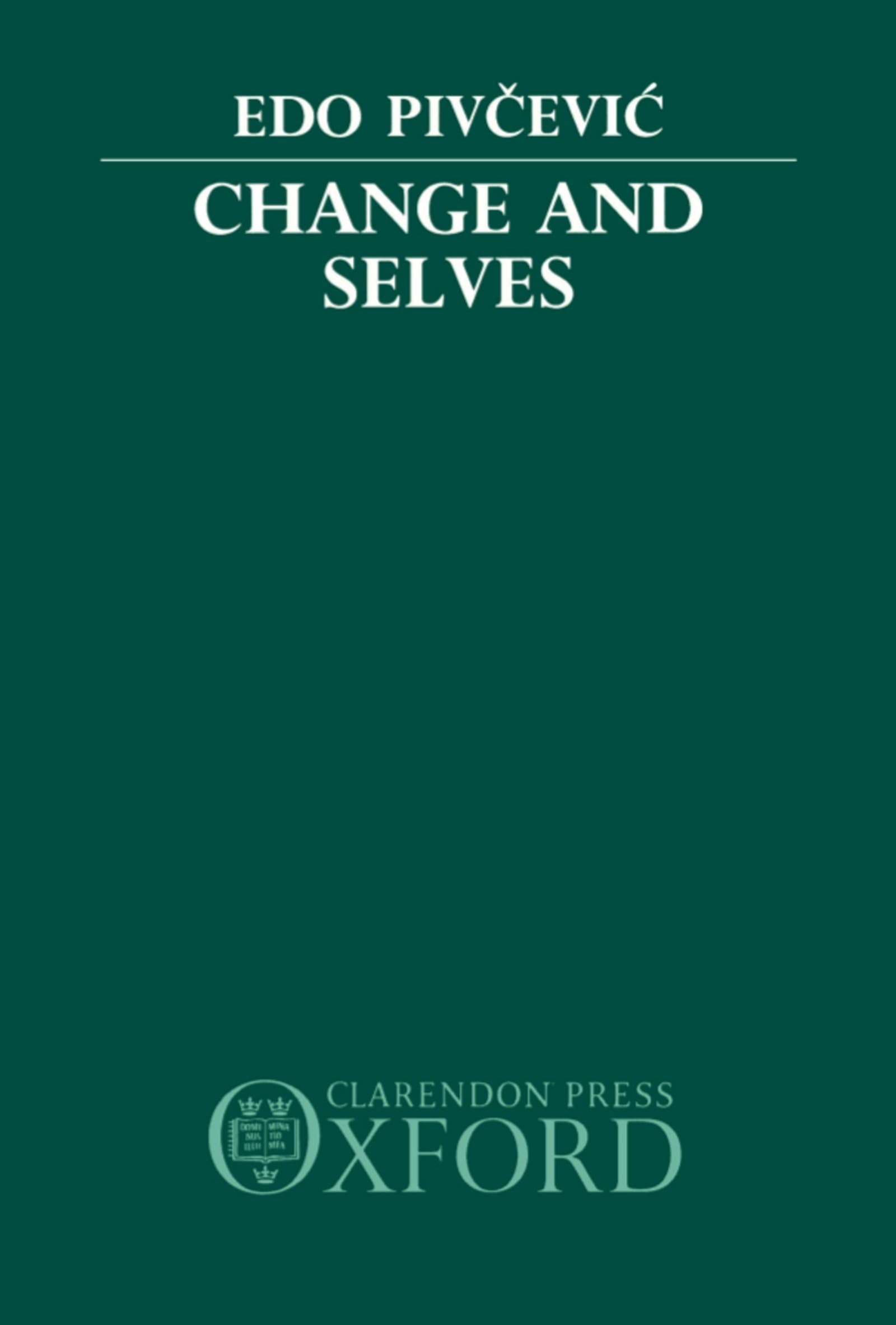 Change And Selves,New