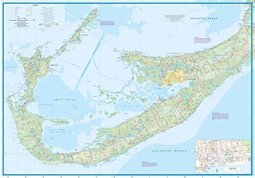 Bermuda Travel Reference Map 1 : 14,500-new