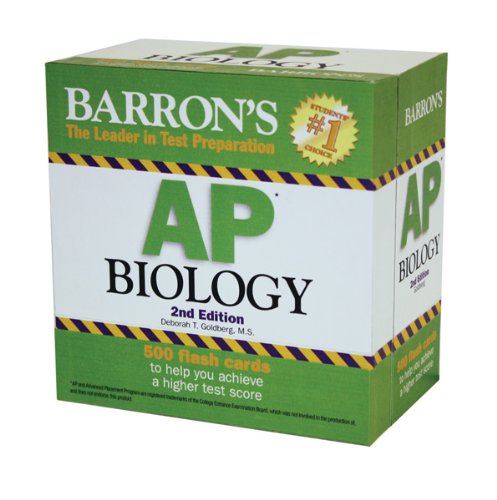 Barron's AP Biology Flash Cards,Used