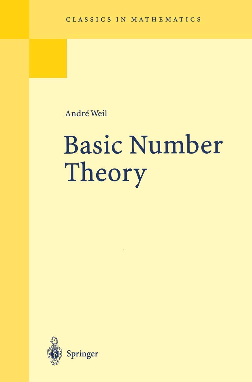 Basic Number Theory (Grundlehren der mathematischen Wissenschaften),New