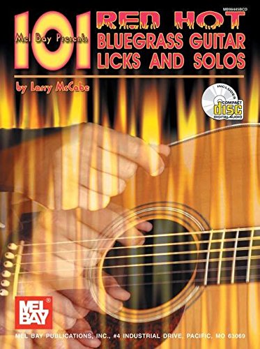 Mel Bay 101 Red Hot Bluegrass Guitar Licks and Solos,Used
