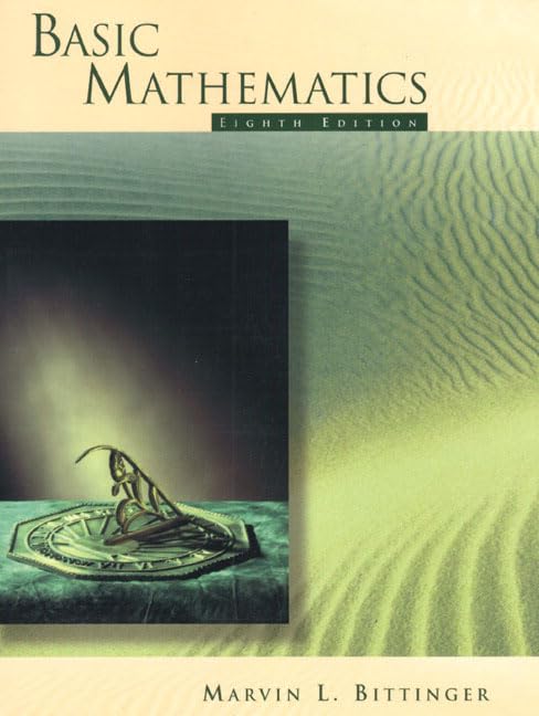 Basic Mathematics (8th Edition),Used
