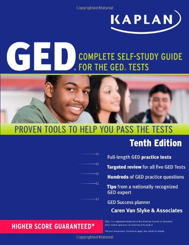 Kaplan GED: Complete SelfStudy Guide for the GED Tests,Used