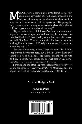 Five Little Peppers Midway by Margaret Sidney, Fiction, Family, Action & Adventure,Used