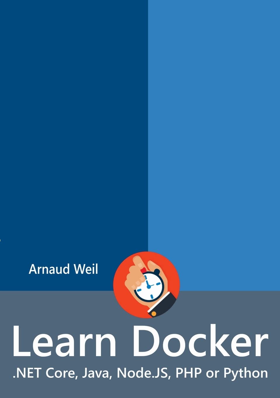Learn Docker .NET Core, Java, Node.JS, PHP or Python,Used