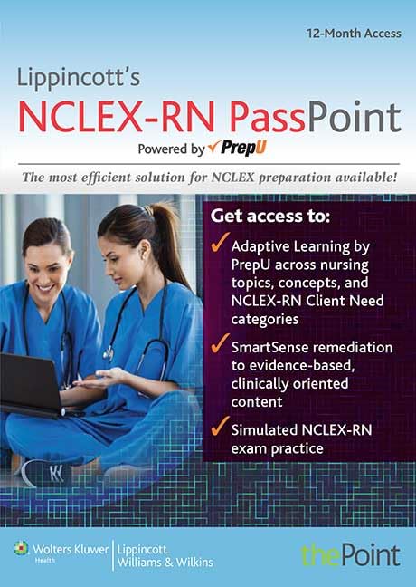 Lippincott NCLEXRN PassPoint: Powered by PrepU (PREPUPassPoint),Used