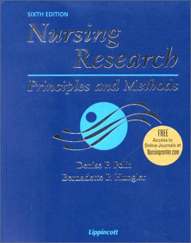 Nursing Research: Principles and Methods (Book + Online Articles),New