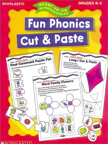 Fun Phonics Cut And Paste (Readytogo Reproducibles),New