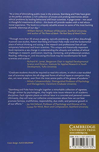 Ethical Challenges in the Behavioral and Brain Sciences: Case Studies and Commentaries,Used