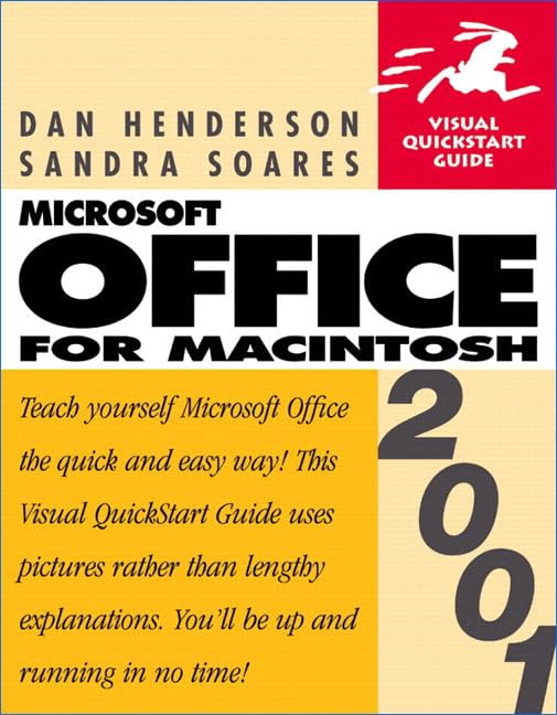 Microsoft Office 2001 for Macintosh (Visual QuickStart Guide),Used