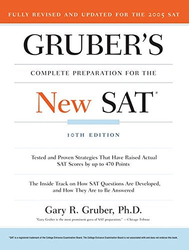 Gruber's Complete Preparation for the New SAT, 10th Edition,Used