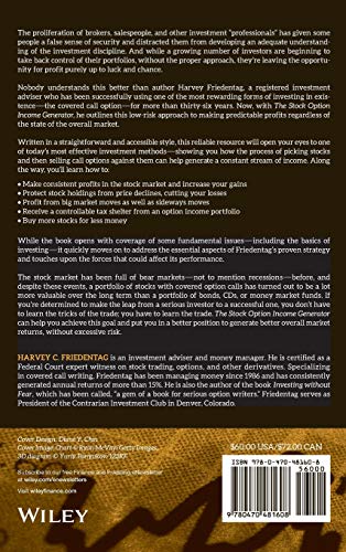 The Stock Option Income Generator: How To Make Steady Profits by Renting Your Stocks,Used