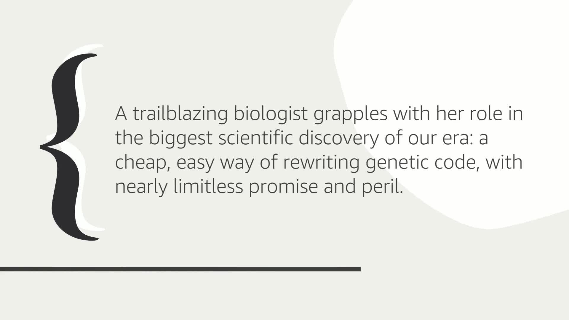 A Crack In Creation: Gene Editing and the Unthinkable Power to Control Evolution,New