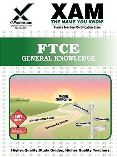 FTCE General Knowledge Teacher Certification Test Prep Study Guide: Teacher Certification Exam (XAM FTCE),Used