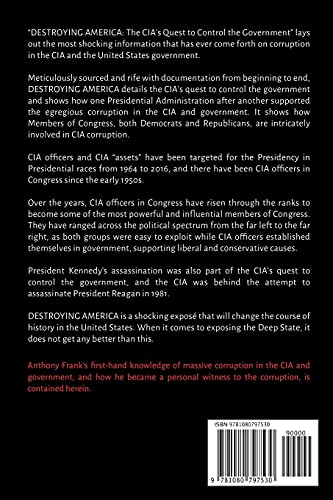 Destroying America: The Cias Quest To Control The Government,New