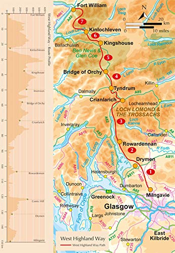 Walking the West Highland Way: Milngavie to Fort William Scottish Long Distance Route (UK longdistance trails series),Used