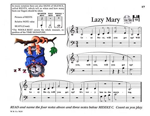 Teaching Little Fingers To Play: A Book For The Earliest Beginner (John Thompsons Modern Course For The Piano),Used