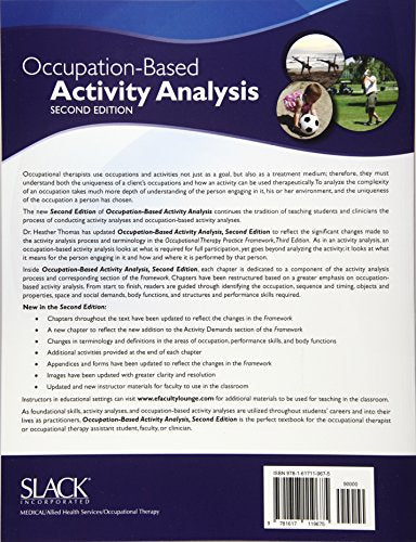 OccupationBased Activity Analysis,New