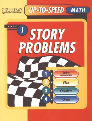 Story Problems 1, Level 34 UptoSpeed Math Story Problems,Used