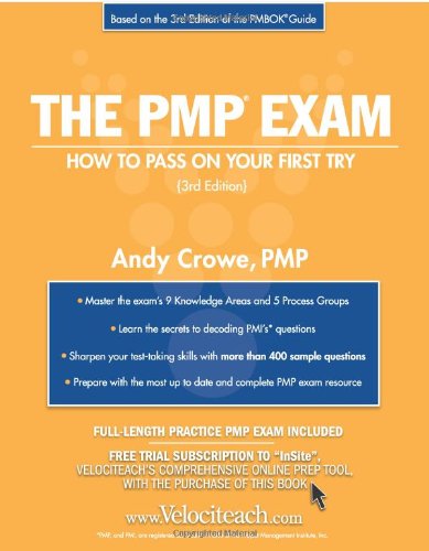 The PMP Exam: How to Pass On Your First Try (Test Prep series),Used