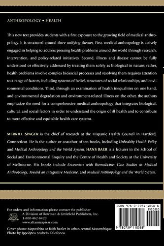 Introducing Medical Anthropology: A Discipline In Action,New