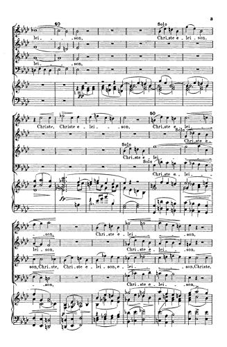 Mass in Aflat Major: SATB divisi with SATB Soli (Orch.) (Latin Language Edition) (Kalmus Edition) (Latin Edition),Used