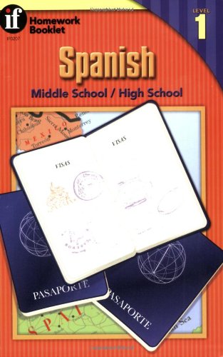 Spanish Homework Booklet, Middle School / High School, Level 1 (Spanish and English Edition),Used