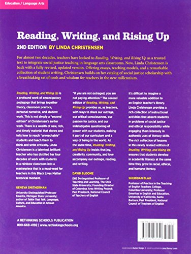 Reading, Writing, and Rising Up: Teaching About Social Justice and the Power of the Written Word,Used
