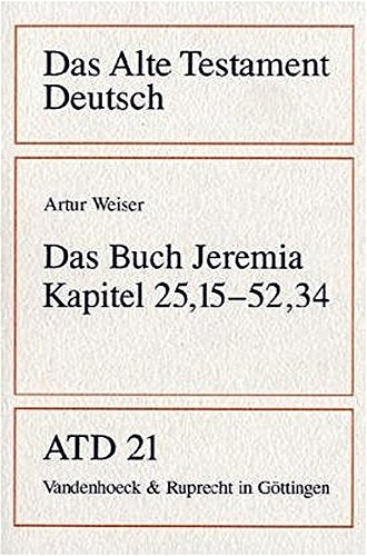 Das Buch Jeremia (Das Alte Testament Deutsch. Atd. Kartonierte Ausgabe) (German Edition),Used