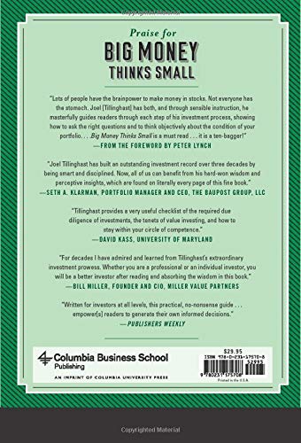 Big Money Thinks Small: Biases, Blind Spots, and Smarter Investing (Columbia Business School Publishing),Used