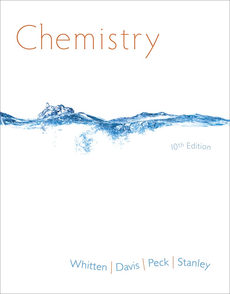 Study Guide for Whitten/Davis/Peck/Stanley's Chemistry, 10th,Used