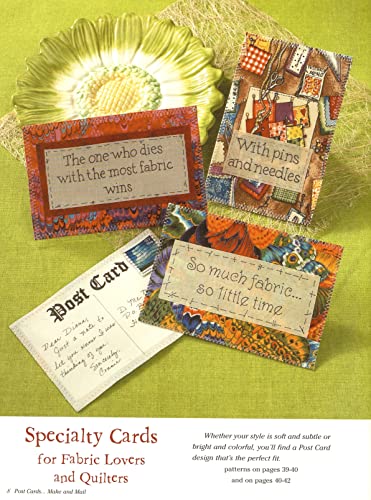 Post Cards: Make and Mail: Mailable Post Cards Made with Paper, Fabric and Floral! (Design Originals),Used