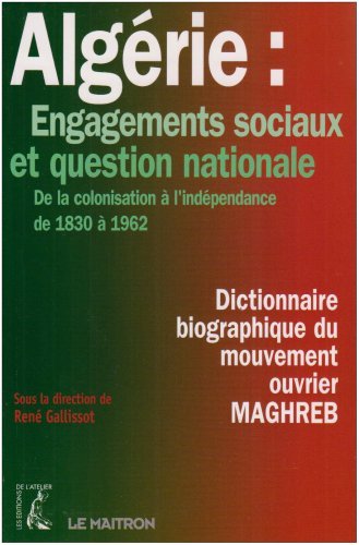 Algrie : engagement sociaux et question nationale.,Used