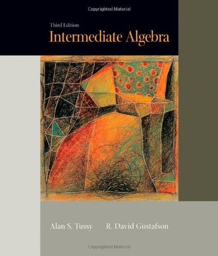 Intermediate Algebra (with CDROM and iLrn Tutorial),Used