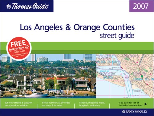 The Thomas Guide 2007 Los Angeles & Orange Counties street guide,Used