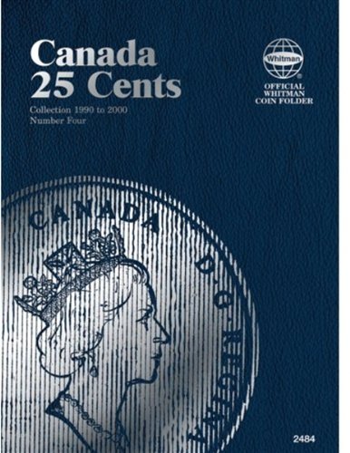 Canada 25 Cents Collection 1990 to 2000 Number Four (Official Whitman Coin Folder),New
