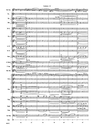A Trumpeter's Lullaby (Belwin Concert Band),Used