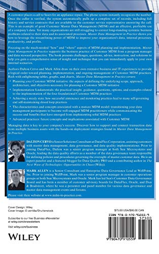 Master Data Management In Practice: Achieving True Customer Mdm,Used