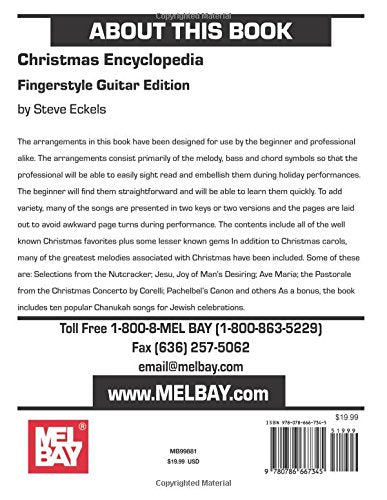 Mel Bay Christmas Encyclopedia: Fingerstyle Guitar Edition,Used
