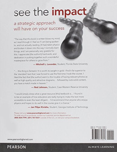 Physics for Scientists and Engineers: A Strategic Approach Boxed Set Vol 15 (3rd Edition),Used