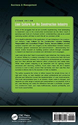 Lean Culture for the Construction Industry,Used